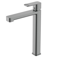 AQM6614GM Parma Смеситель для раковины однорычажный, серый матовый