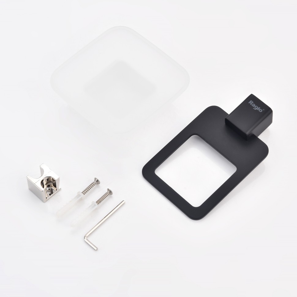 Держатель + Мыльница Raglo черный