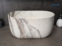Раковина Gid Mnc9302 54481 накладная под камень матовая 45x32x22