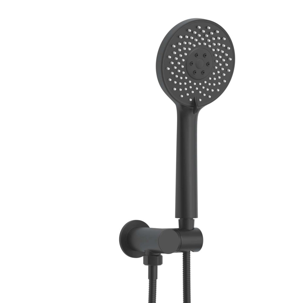 Душевой комплект BERGES NARDIS 3R BLACK, черный матовый