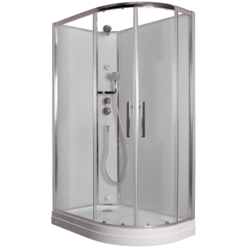 Timo Premium ILMA 902 L душевая кабина с крышей, хамам и стульчиком 120*80*222