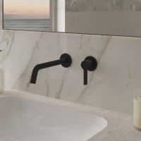 Смеситель для раковины Villa VBFW-1VL1MB встраиваемый однорычажный, черный