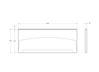 Передняя панель для акриловой ванны CEZARES ECO-130-SCR-W37