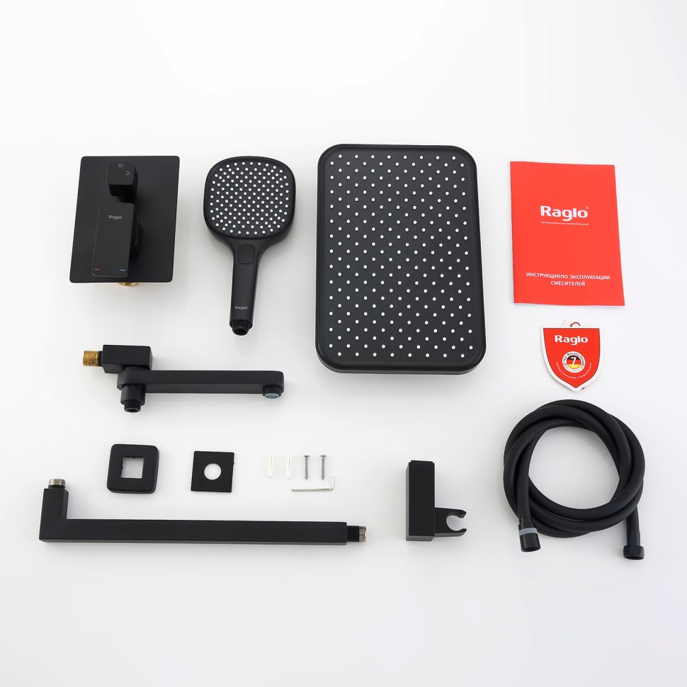 Душевая система Raglo встраиваемая R30.27.06 Черный