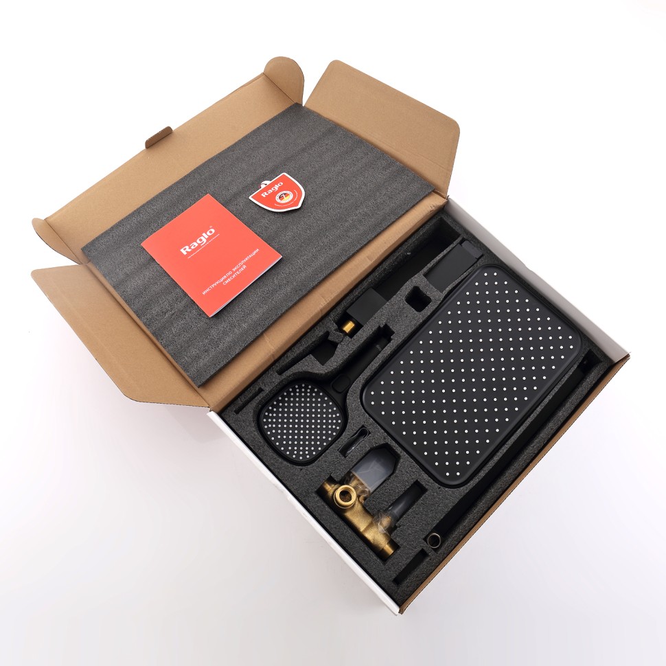 Душевая система Raglo встраиваемая R30.27.06 Черный