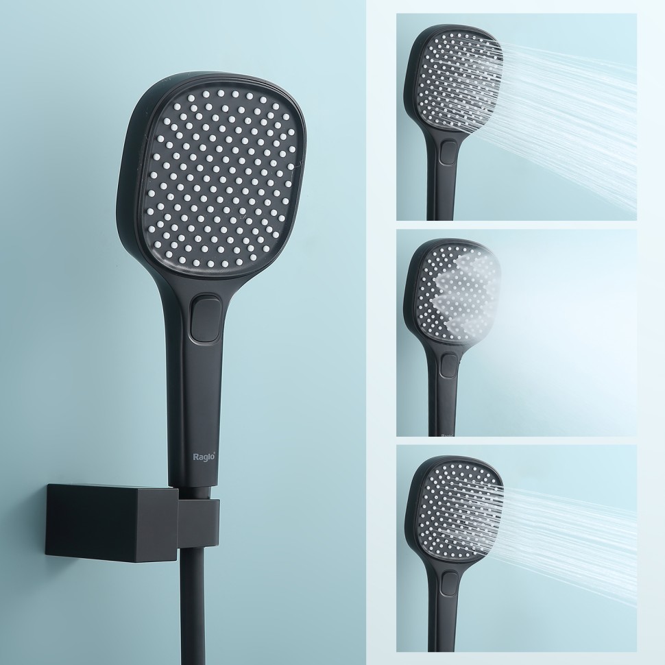 Душевая система Raglo встраиваемая R30.27.06 Черный