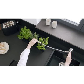 Смеситель Hansgrohe Zesis для кухни, 1 отверстие, с вытяжным душем, sВох litе, цвет: хром 74803000