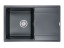 Мойка FLUGEN 50-780, IT-GRANIT, PM217850-BLM, черный металлик, 780х500 мм, Paulmark