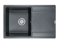 Мойка FLUGEN 50-780, IT-GRANIT, PM217850-BLM, черный металлик, 780х500 мм, Paulmark
