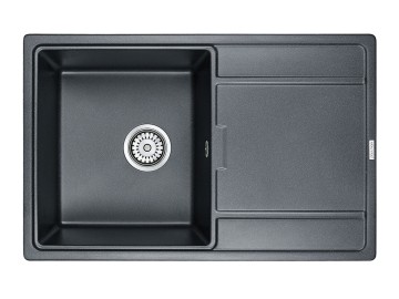 Мойка FLUGEN 50-780, IT-GRANIT, PM217850-BLM, черный металлик, 780х500 мм, Paulmark