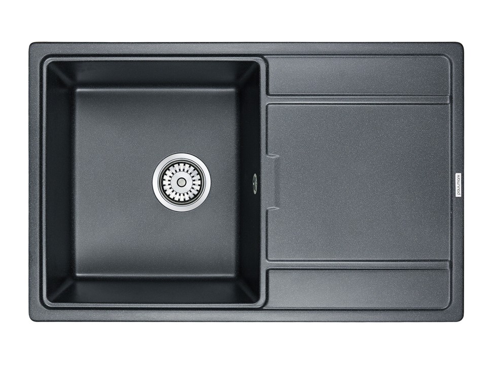 Мойка FLUGEN 50-780, IT-GRANIT, PM217850-BLM, черный металлик, 780х500 мм, Paulmark