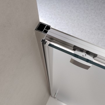 Душевая дверь BelBagno LUCE-BF-1-120-P-Cr