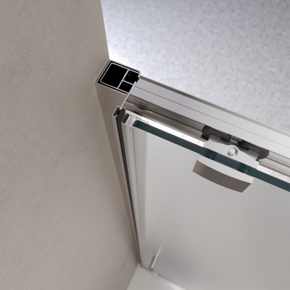 Душевая дверь BelBagno LUCE-BF-1-120-P-Cr