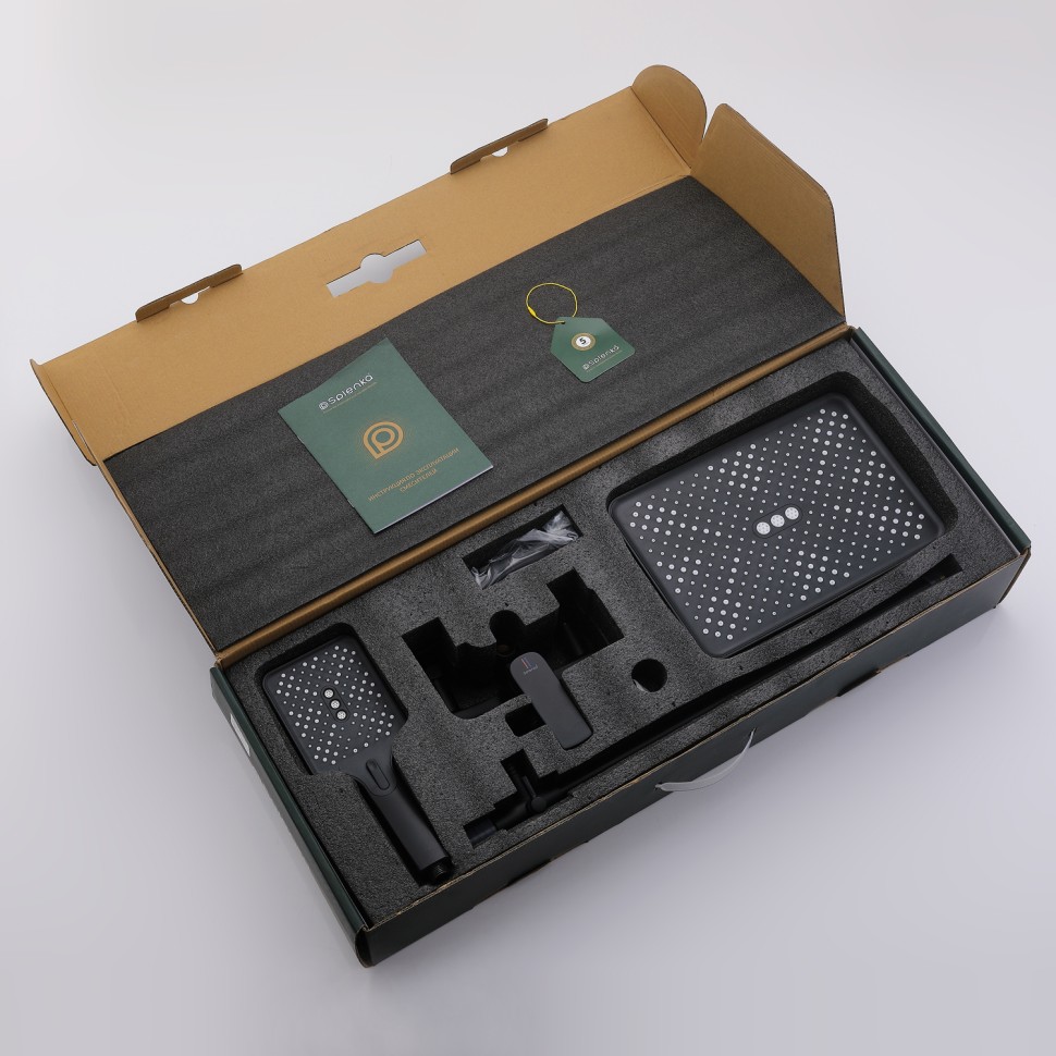 Душевая система Splenka для ванны и душа S30.24.06 Черный