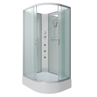 Душевая кабина Niagara Classic NG-33394-14LBKG (130х90х200) средний поддон(26см),стекло матовое,4 места