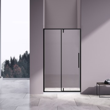Душевая дверь Слим-Н (Slim-N) VDP-4SN120CLB, черный матовый, стекло прозрачное