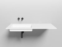 Раковина встраиваемая MAREA 14  в цвете по RAL 600х400х128 S-Stone Матовое