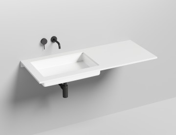 Раковина встраиваемая MAREA 14 в цвете по RAL 600х400х128 S-Stone Матовое