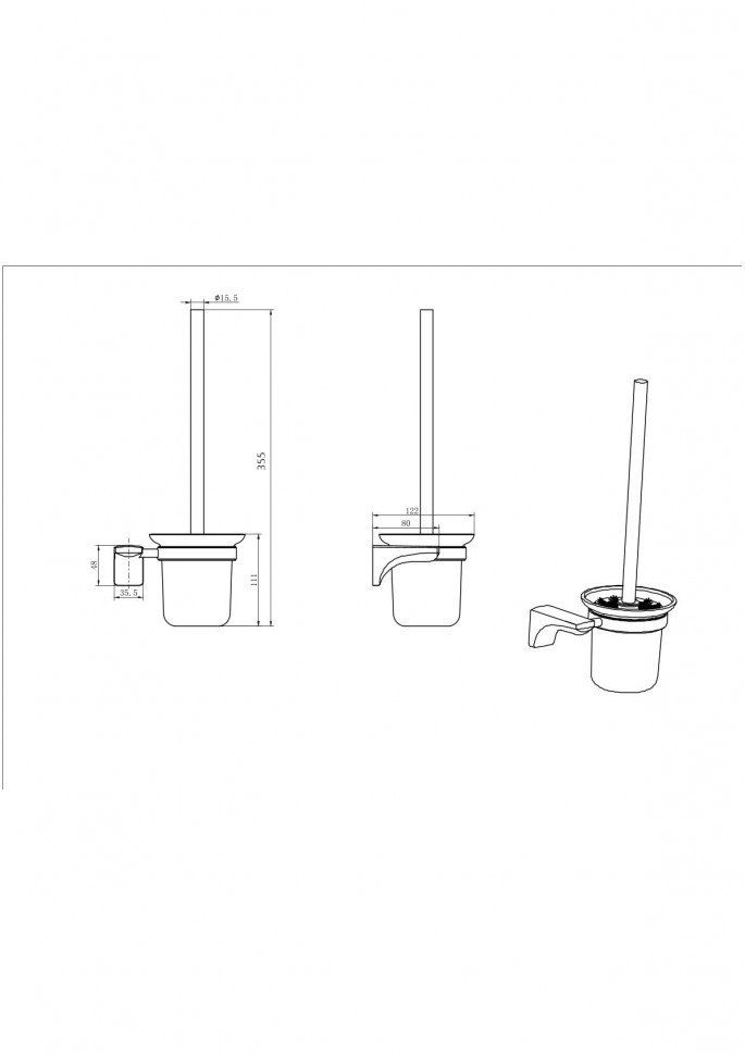 Ёршик подвесной 70013