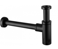 Сифон для раковины CeramaLux C-058B черный глянцевый
