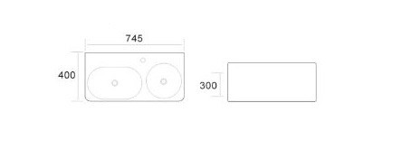 Умывальник CeramaLux A1006
