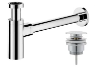 Сифон для раковины VEGA V1006L-CR хром