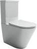Напольный пристенный унитаз Highlight Rimless