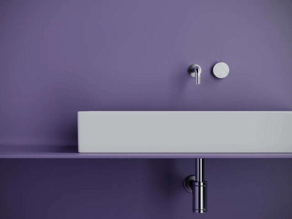 Раковина накладная прямоугольная 801x361x130, цвет белый