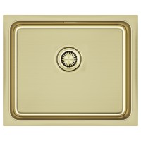 Мойка нерж. сталь VISTA 54, PM305444-LG, светлое золото, 540х440мм, Paulmark