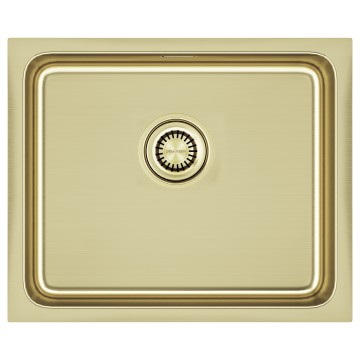 Мойка нерж. сталь VISTA 54, PM305444-LG, светлое золото, 540х440мм, Paulmark