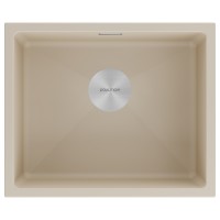 Мойка LUMI 55UNI, IT-GRANIT, LU55-LA, латте, 555х460, Paulmark