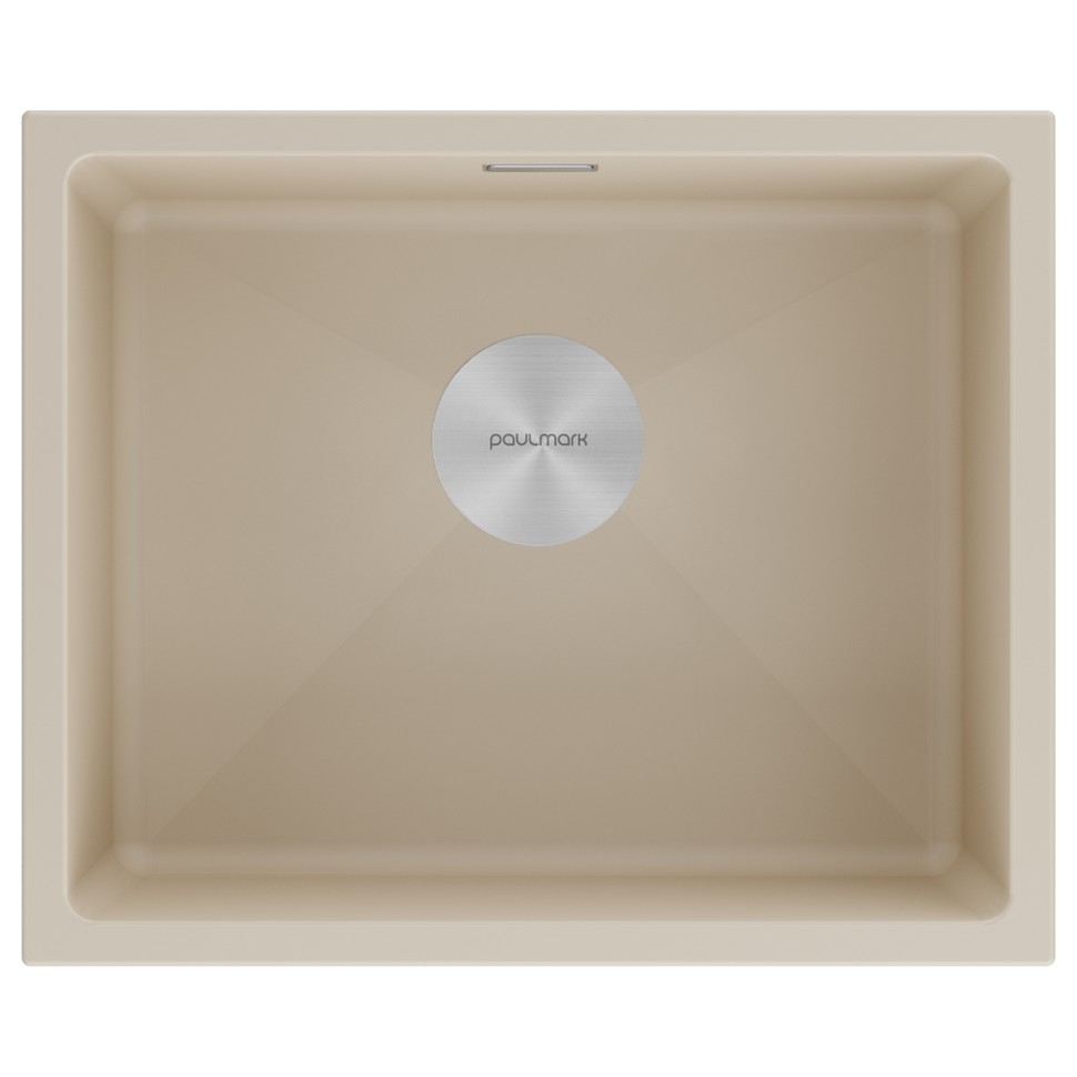 Мойка LUMI 55UNI, IT-GRANIT, LU55-LA, латте, 555х460, Paulmark