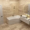 Комплект Акриловая ванна TIMO VINO1590R 150*90*66+Каркас + Слив-перелив+Гидромассаж 6 форсунок+Гидромассаж спины 3 форсунки+Хромотерапия+Фронтальная панель