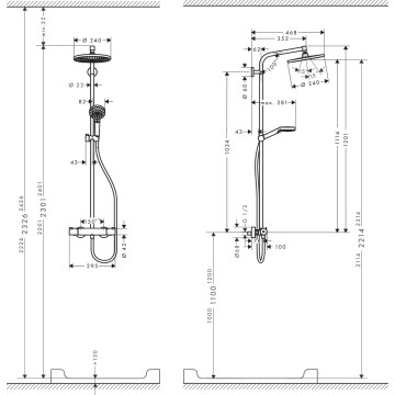 Душевая система Hansgrohe Crometta S хром (27268000)