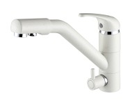 Смеситель для кухни HESSEN, белый, He213017-331, Paulmark