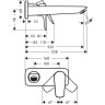 Смеситель для раковины Hansgrohe Talis E 71734000 хром