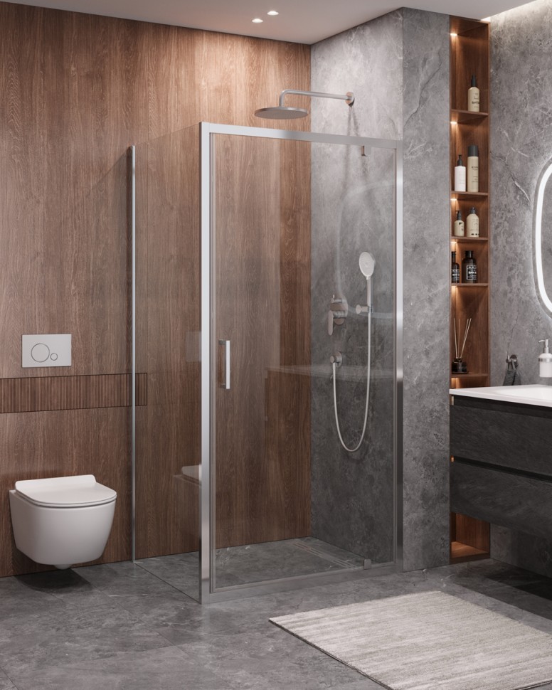 Душевой уголок CEZARES MOLVENO-AH-1-90/100-C-Cr-IV