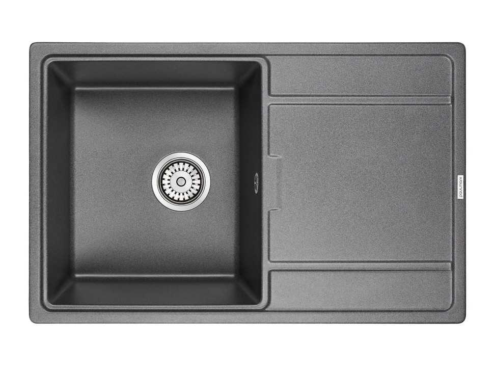 Мойка FLUGEN 50-780, IT-GRANIT, PM217850-DG, графит, 780х500 мм, Paulmark