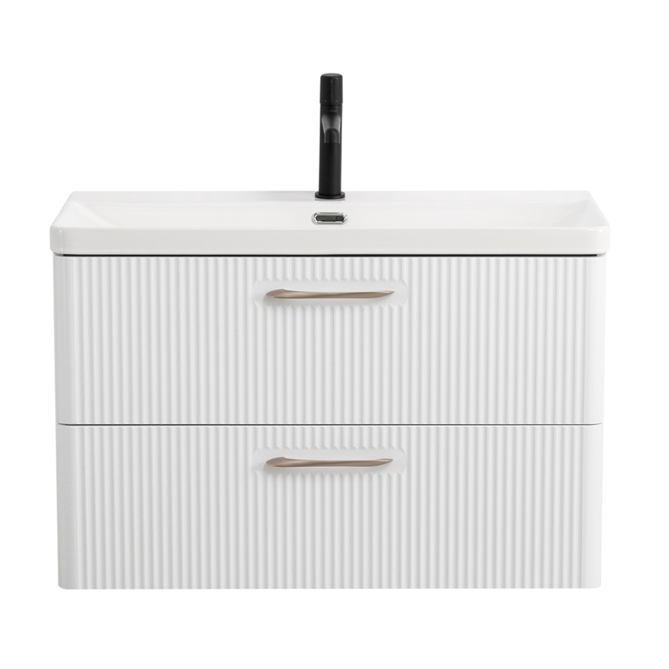 База под раковину подвесная BelBagno DUE-800-2C-SO-BL-P