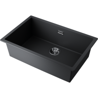 Кухонная мойка Omoikiri Yamakawa 75T-U/I-BL Tetogranit/черный