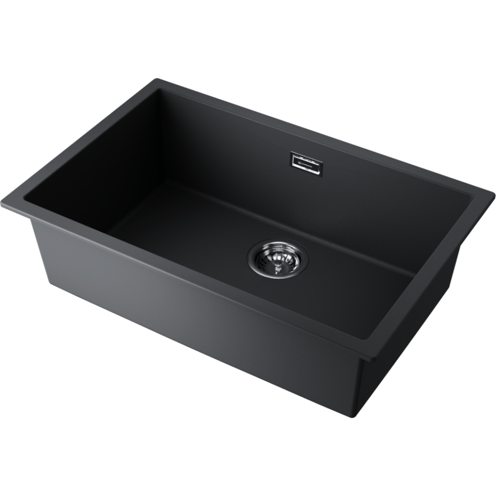 Кухонная мойка Omoikiri Yamakawa 75T-U/I-BL Tetogranit/черный