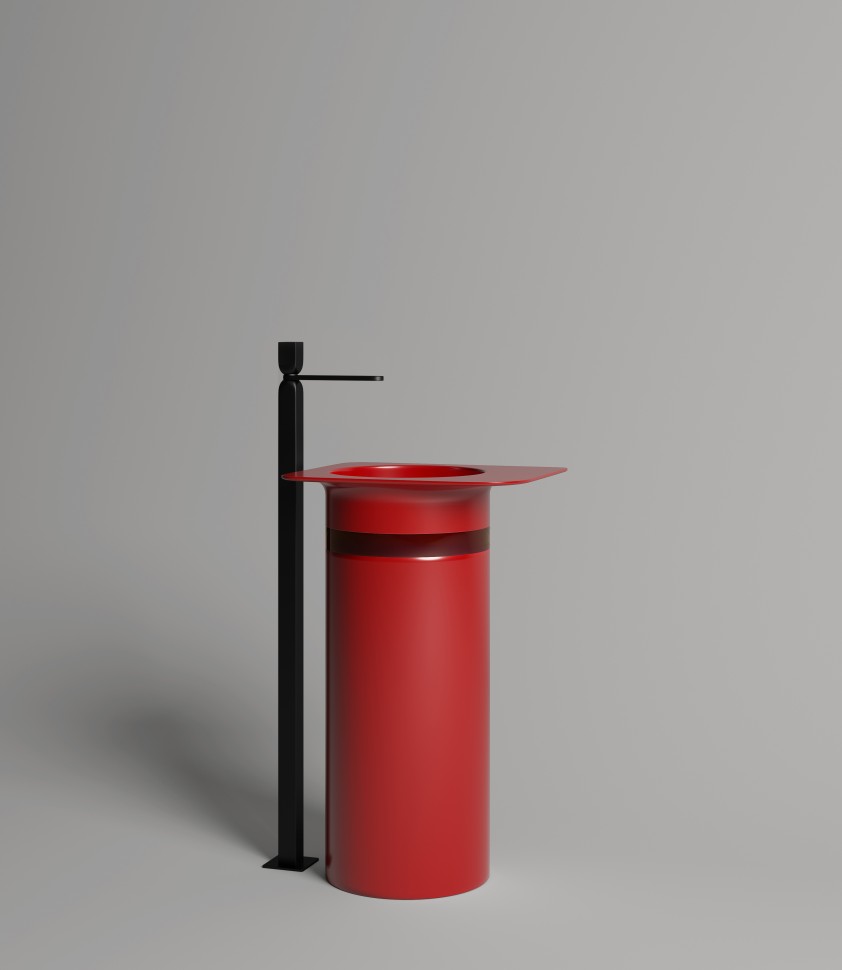 Раковина напольная NINFEA 01 540х447х850 S-Stone Матовое