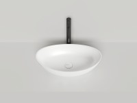 Раковина накладная NOEMI 560х340х150 S-Sense Глянцевое