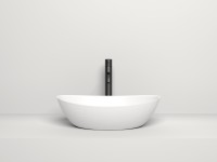 Раковина накладная NOEMI 560х340х150 S-Sense Глянцевое