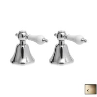 Пара кранов встраиваемых Demm MIROX, латунь, бронза