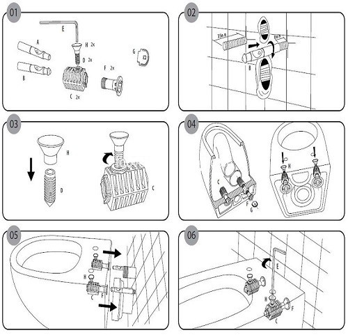 Унитаз подвесной CeramaLux CL2100