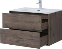 Тумба с раковиной Lino 80 (Flat) Дуб Веллингтон