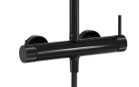 Душевая система MILLEAU Tissage ML5219KDM-GB без излива, Черный гянец