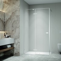 Душевой уголок с распашной дверью на петлях - RGW SV-040 (Прозрачное, 1200x900)