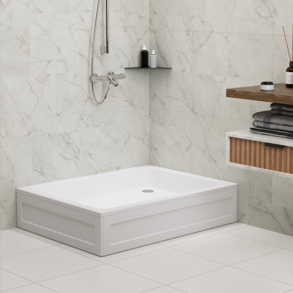 Душевой поддон прямоугольный RGW B/CL-S (900x1200)